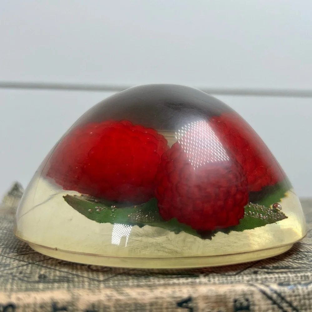 Red Raspberry Paperweight - Picture 2 of 12